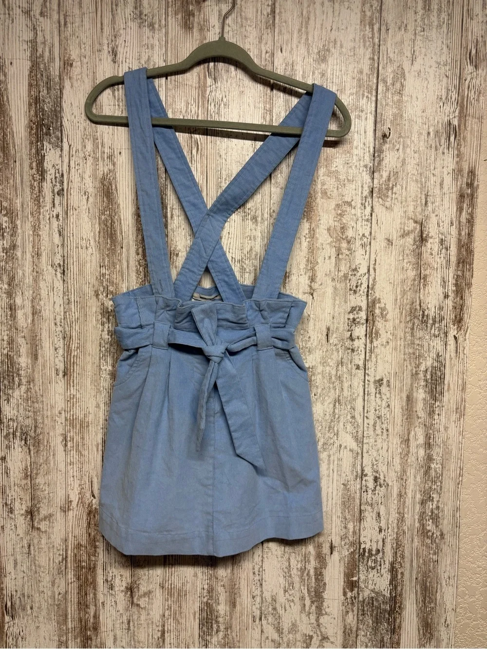 Light Blue Women's Pinafore Skirt